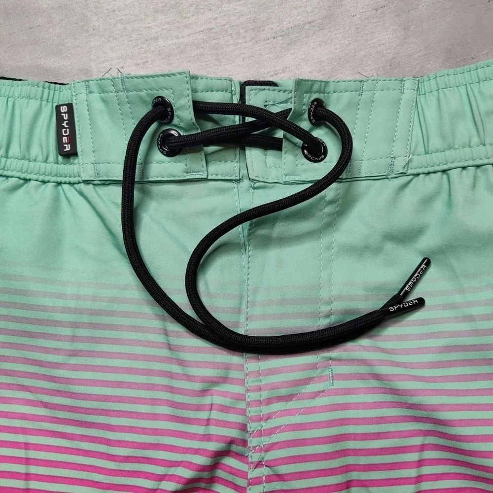 SPYDER SWIM Men Size Small Double Ombre Stripe 9